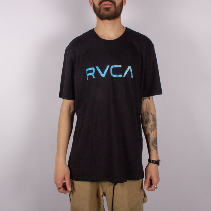 Camiseta RVCA Big Fills Preto